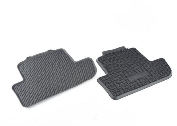 FOR BMW NEW GENUINE 6 SER F12 F13 ALL WEATHER BLACK RUBBER REAR FLOOR MATS - Image 3