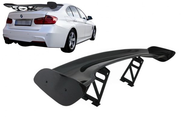 Universal Adjustable Trunk Spoiler Wing GT Design Carbon Film - Image 12