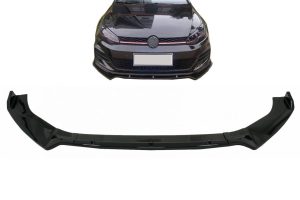 Front Bumper Lip Extension Spoiler suitable for VW Golf 7 GTI 7.5 GTI & R (2013-2020) Piano Black