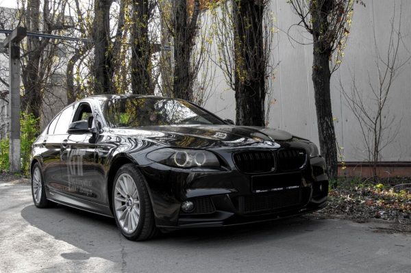 Side Skirts Add-on Lip Extensions suitable for BMW F10 F11 5 Series (2011-Up) M-Performance Design - Image 4
