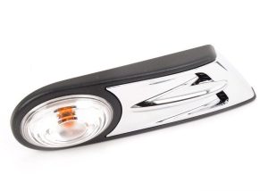 MINI NEW GENUINE R55 R56 R57 LCI R58 R59 JCW CHROME SIDE SCUTTLE MARKER RIGHT 63137268884