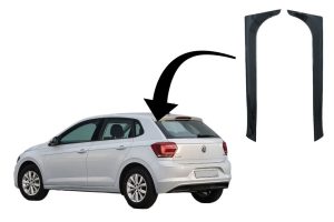 Trunk Rear Window Fin Spoiler suitable for VW Polo AW MK6 (2018-up) Piano Black