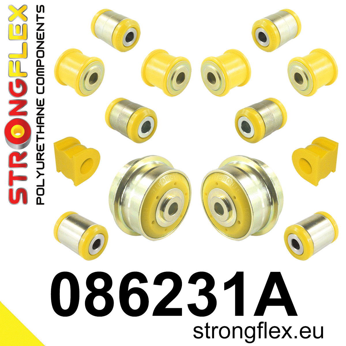 086231A: Rear suspension bush kit SPORT