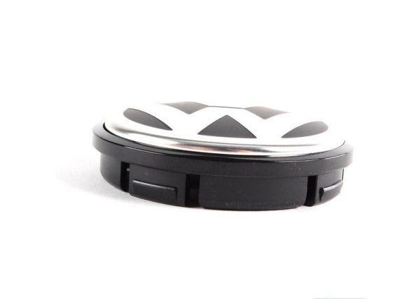 NEW GENUINE VW CENTER COVER CAP EMBLEM LOGO WHEEL 1J0601171XRW - Image 2
