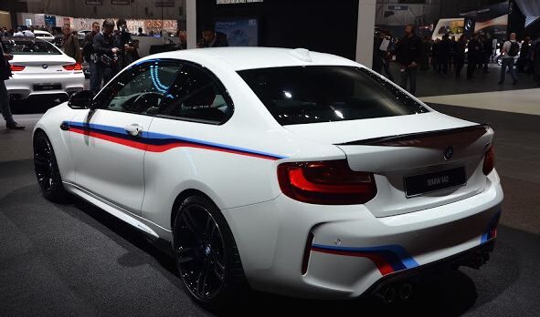 BMW NEW GENUINE M2 F87 M PERFORMANCE SIDE STRIPE STICKERS DECAL KIT LEFT + RIGHT 51142410573 - Image 4