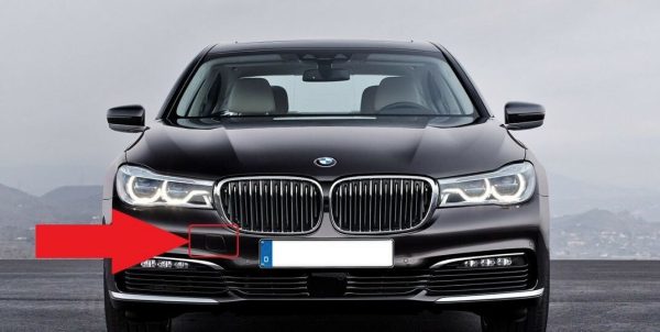 NEW GENUINE BMW 7 SERIES G11 G12 FRONT BUMPER TOW HOOK COVER 51117412466 - Image 4