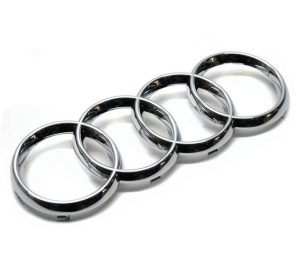 NEW GENUINE AUDI TT 8J3 FRONT BUMPER RADIATOR GRILLE EMBLEM BADGE 8J0853605A