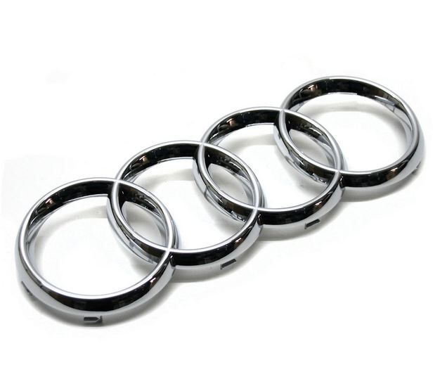 NEW GENUINE AUDI TT 8J3 FRONT BUMPER RADIATOR GRILLE EMBLEM BADGE 8J0853605A