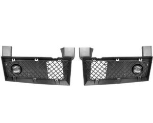 BMW GENUINE 3 E46 COMPACT FRONT M SPORT BUMPER FOG LIGHT GRILLES SET RIGHT LEFT 51117895035+51117895036