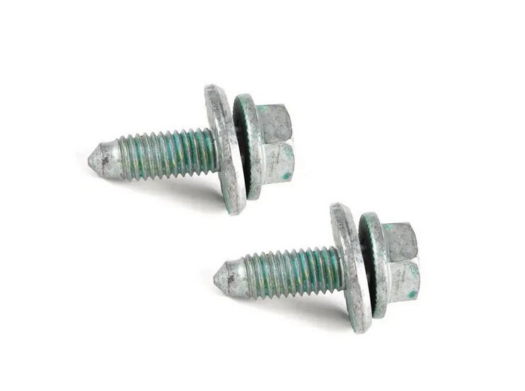 NEW GENUINE AUDI VOLKSWAGEN REAR SHOCK ABSORBER MOUNTING BOLTS SET 2PCS N90758302