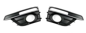 NEW GENUINE VOLKSWAGEN VW BEETLE R LINE LOWER FOG LIGHT GRILL PAIR SET O/S + N/S 5C5854661E9B9+5C5854662E9B9