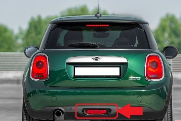 MINI NEW GENUINE F55 F56 F57 REAR FOG LIGHT LAMP FINISHER COVER TRIM BLACK 51127320815 - Image 4