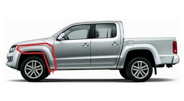 NEW GENUINE VW AMAROK FRONT WING WHEEL ARCH COVER TRIM LEFT N/S 2HH854731GRU - Image 3
