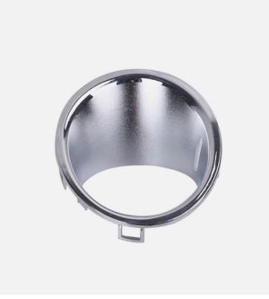 NEW GENUINE MINI R55 R56 FRONT RIGHT O/S FOG LIGHT CHROME RING TRIM 51112753674