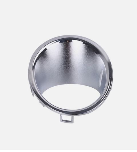 NEW GENUINE MINI R55 R56 FRONT RIGHT O/S FOG LIGHT CHROME RING TRIM 51112753674