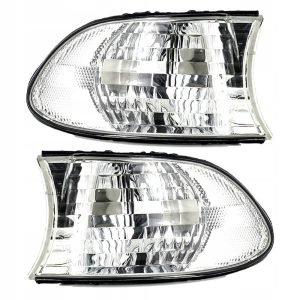 NEW GENUINE BMW 7 SERIES E38 FRONT TURN SIGNAL INDICATORS PAIR SET N/S O/S 63138387634+63138387633