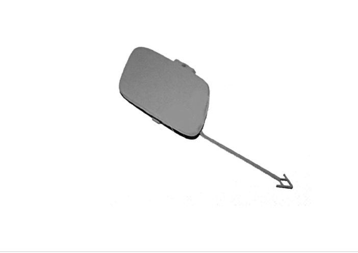 NEW GENUINE AUDI TT 15-17 S-LINE FRONT BUMPER TOW HOOK EYE COVER PRIMED 8S0807241AGRU