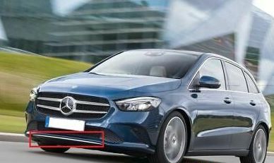 NEW GENUINE MERCEDES BENZ B CLASS W247 FRONT BUMPER LOWER LIP CHROME TRIM A2478854801 - Image 2