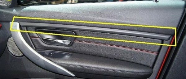 BMW NEW GENUINE 3 SERIES F31 F30 DOOR INTERIOR TRIM UPPER PANEL RIGHT O/S BLACK 51417279348 - Image 4
