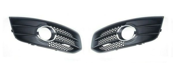 NEW GENUINE AUDI S3 2008-2012 FL FRONT BUMPER FOG LIGHT GRILL PAIR SET N/S O/S