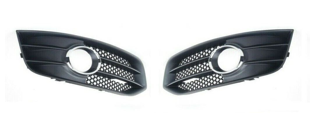 NEW GENUINE AUDI S3 2008-2012 FL FRONT BUMPER FOG LIGHT GRILL PAIR SET N/S O/S