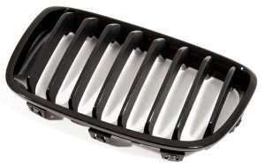 NEW GENUINE BMW 1 M PERFORMANCE FRONT BUMPER LEFT KIDNEY GRILL BLACK 51712240773