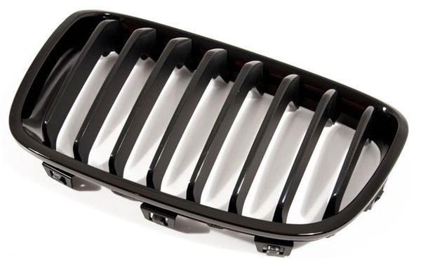 NEW GENUINE BMW 1 M PERFORMANCE FRONT BUMPER LEFT KIDNEY GRILL BLACK 51712240773