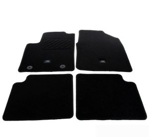 NEW GENUINE FORD KA 2012- FRONT AND REAR BLACK FLOOR CARPET MATS SET LHD 1806146