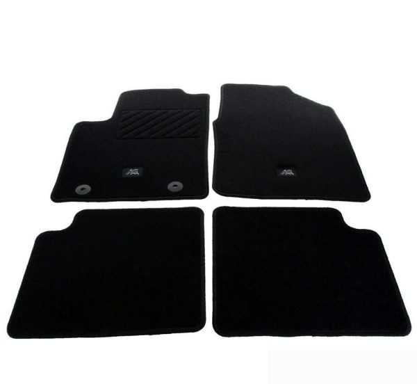 NEW GENUINE FORD KA 2012- FRONT AND REAR BLACK FLOOR CARPET MATS SET LHD 1806146