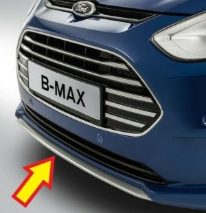 NEW GENUINE FORD B-MAX 2012- FRONT BUMPER CENTER LOWER SILVER AIR DEFLECTOR 1847609
