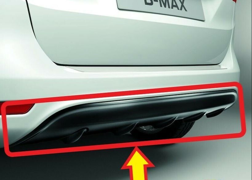 NEW GENUINE FORD B-MAX 2013- REAR BUMPER LOWER BLACK DIFFUSER COVER 1826963