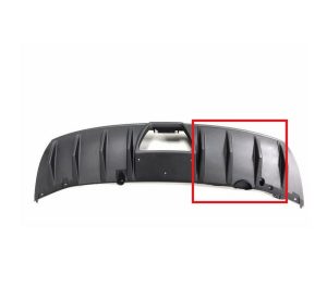NEW GENUINE SEAT IBIZA CUPRA 09-16 REAR BUMPER DIFFUSER SPOILER CAP 6JL8074419B9