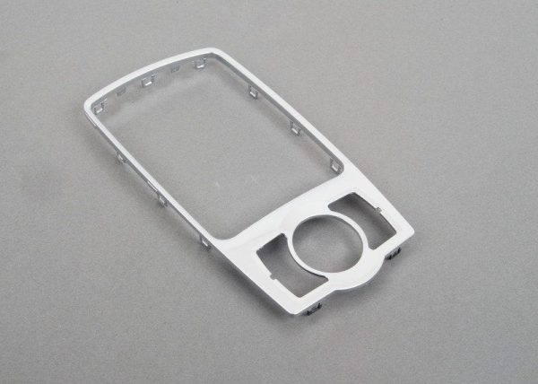 AUDI OEM Q7 2007-2014 FRONT CENTER CONSOLE SILVER FRAME SURROUND TRIM 4L0864260A