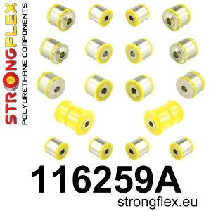 116259A: Rear suspension bush kit SPORT