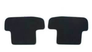 NEW GENUINE AUDI A5 COUPE CABRIO 08-17 REAR PREMIUM BLACK TEXTILE FLOOR MATS  8T0061276MNO