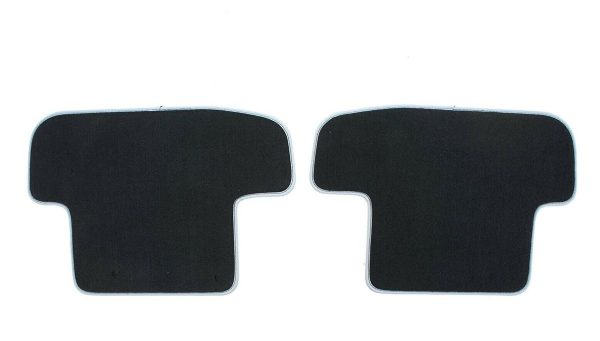 NEW GENUINE AUDI A5 COUPE CABRIO 08-17 REAR PREMIUM BLACK TEXTILE FLOOR MATS  8T0061276MNO
