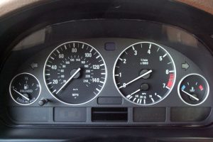 Matt Gauge Rings For BMW E38