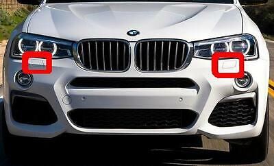 NEW GENUINE BMW X3 X4 14-16 M SPORT HEADLIGHT WASHER JET COVERS SET 51118064137 - Image 2