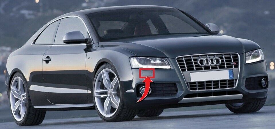 NEW GENUINE AUDI RS5 HEADLIGHT WASHER COVER CAP RIGHT O/S 8T0955276AGRU - Image 2