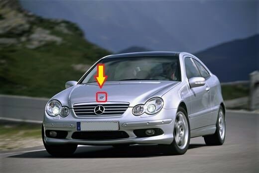 NEW GENUINE MERCEDES-BENZ MB C CLASS COUPE BONNET STAR BADGE EMBLEM A2078170316 - Image 2