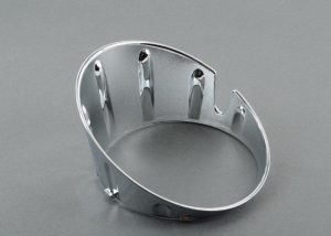 NEW OEM MINI R55 R56 R57 R58 R59 FRONT BUMPER FOG LAMP COVER TRIM CHROME LEFT 51117248791