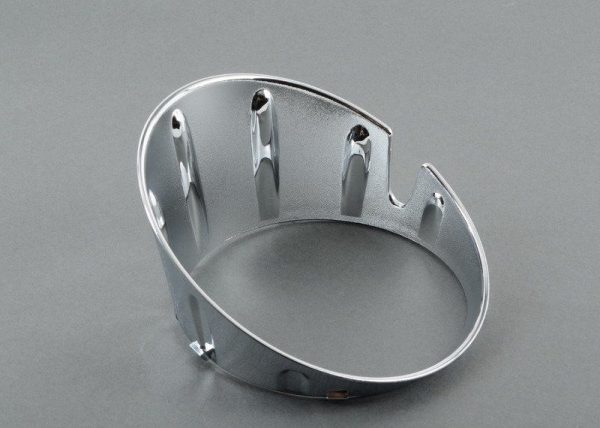 NEW OEM MINI R55 R56 R57 R58 R59 FRONT BUMPER FOG LAMP COVER TRIM CHROME LEFT 51117248791