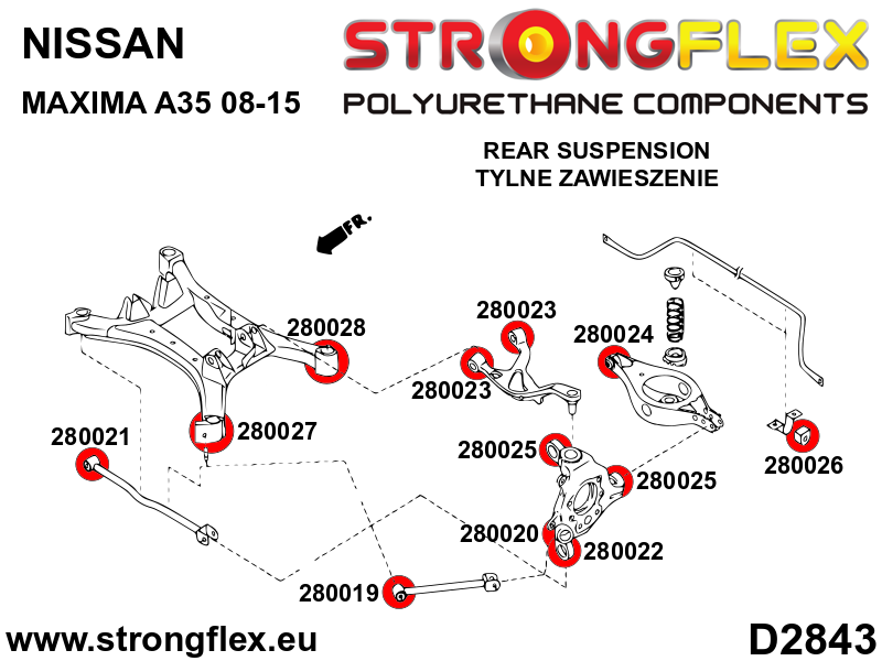 280028B: Rear subframe – rear bush - Image 2