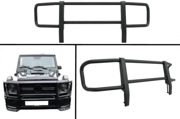 BullBar suitable for Mercedes G-Class W463 (1989-2018) Black only for G63 G65 Bumper - Image 12