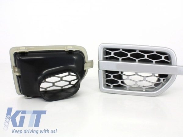 Side Vents  suitable for Land ROVER Range ROVER Discovery IV (2010-up) Silver Autobiography Design - Image 5