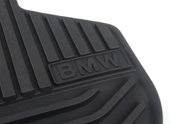 NEW GENUINE BMW 5 SERIES F10 F11 TAILORED RUBBER CAR MATS REAR 51472346785 - Image 3