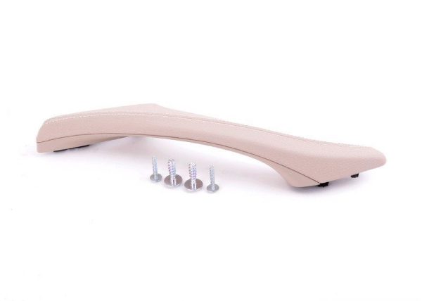 BMW NEW F10 F11 DOOR PULL HANDLE PASSENGER SIDE RIGHT LHD DAKOTA OYSTER WHITE 51417225858 - Image 5