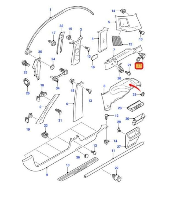 NEW GENUINE FORD MONDEO FOCUS C-MAX KUGA TRANSIT S-MAX ADDITIONAL POWER SOCKET 1333905 - Image 2