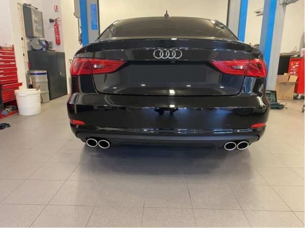 Complete Exhaust System suitable for Audi A3 8V Sedan Cabrio (2012-2019) S3 Design - Image 11