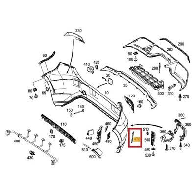 NEW GENUINE MERCEDES BENZ A CLASS W176 A45 AMG REAR BUMPER SIDE FLICK SET L+R - Image 2